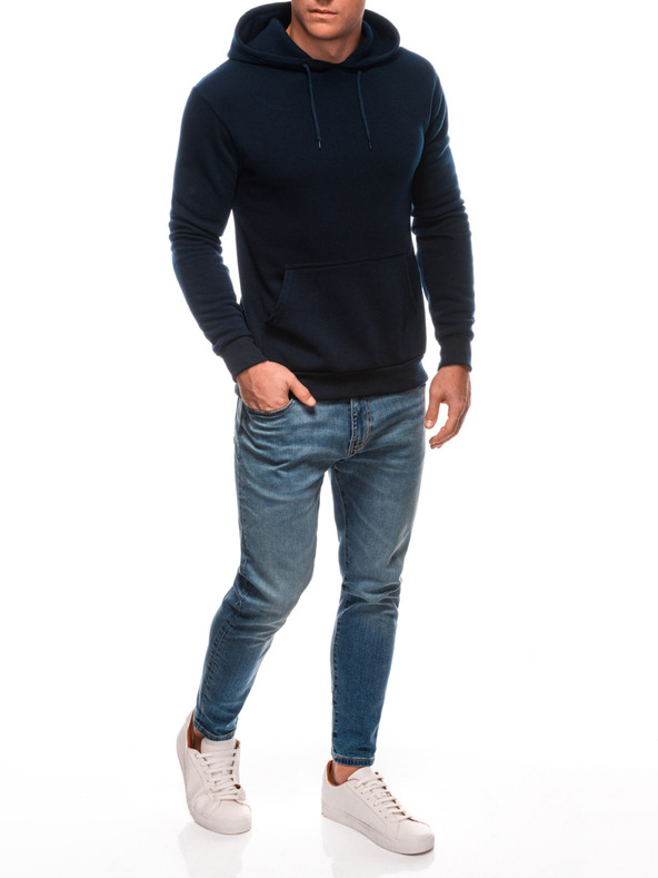 Edoti EDOTI Muška majica s kapuljačom, tamnoplava