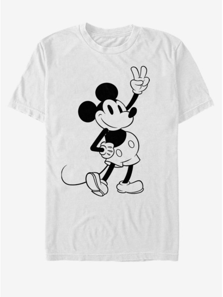 ZOOT.Fan Bijela muška majica kratkih rukava Disney Simple Mickey Outline