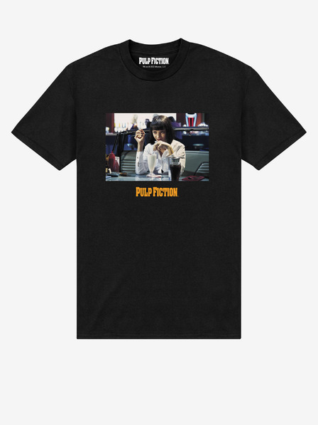 ZOOT.Fan Crna unisex majica ZOOT.Fan Pulp Fiction Mia Wallace