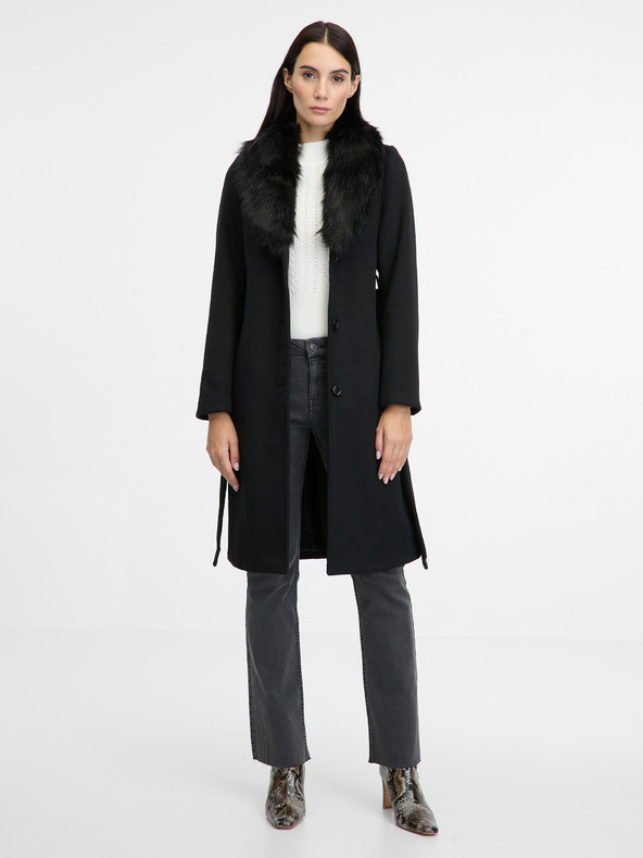 Orsay Crni ženski kaput ORSAY