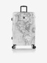 Heys Set od tri uzorkovana putna kofera u bijeloj boji Heys Journey 3G S,M,L Black/White Map