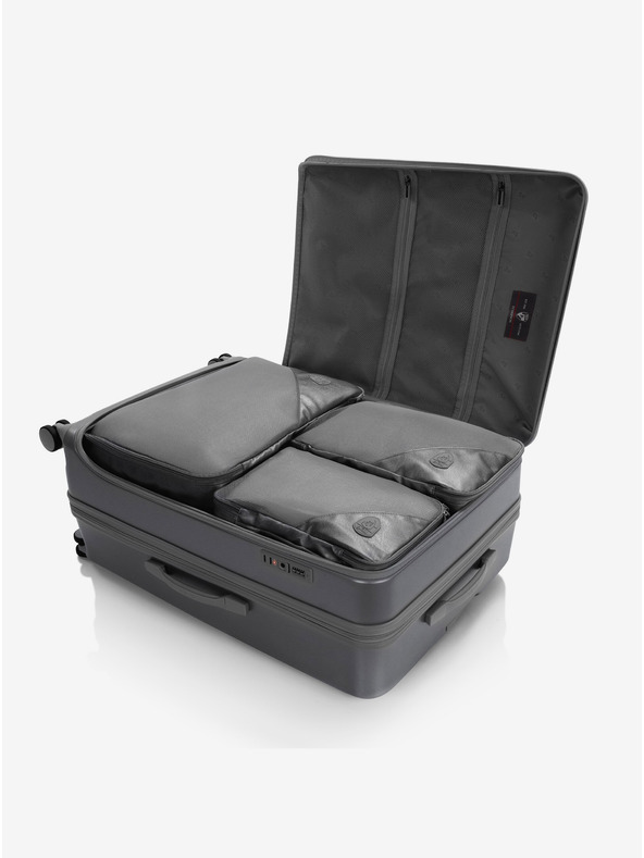 Heys Set od tri putna kofera Heys EZ Fashion S,M,L Charcoal