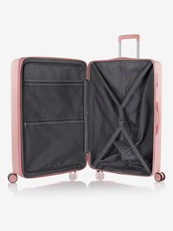 Heys Set od tri ženska putna kofera u ružičastoj boji Heys Pastel S,M,L Blush