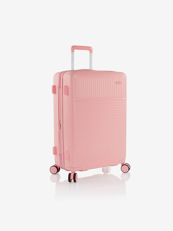 Heys Set od tri ženska putna kofera u ružičastoj boji Heys Pastel S,M,L Blush