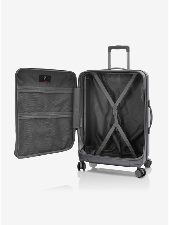 Heys Tamno sivi putni kofer Heys EZ Fashion M Charcoal