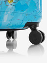 Heys Set od tri uzorkovana putna kofera u plavoj boji Heys Journey 3G S,M,L Blue Map