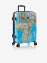Heys Set od tri uzorkovana putna kofera u plavoj boji Heys Journey 3G S,M,L Blue Map
