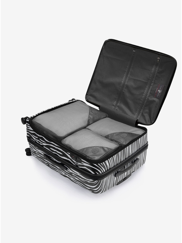 Heys Set od tri putna kofera Heys EZ Fashion S,M,L Zebra
