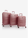 Heys Set od tri putna kofera Heys EZ Fashion S,M,L Rose Gold