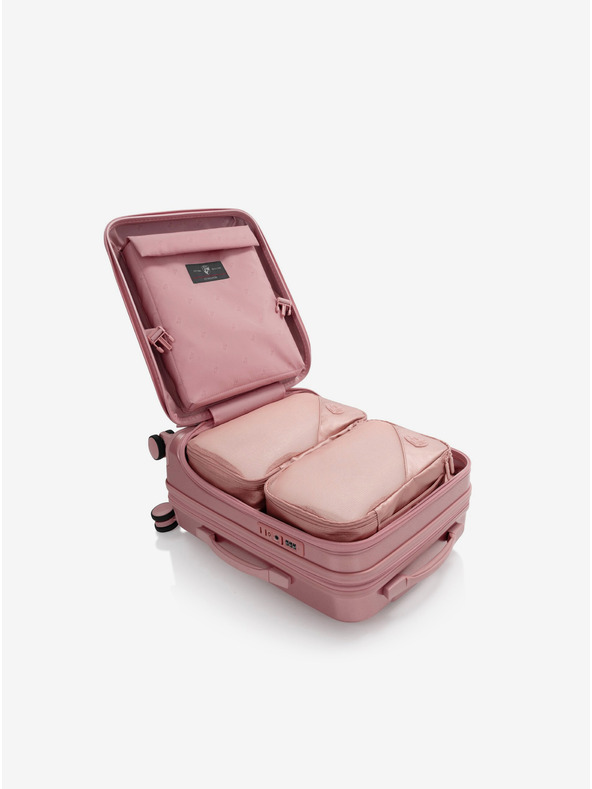 Heys Set od tri putna kofera Heys EZ Fashion S,M,L Rose Gold