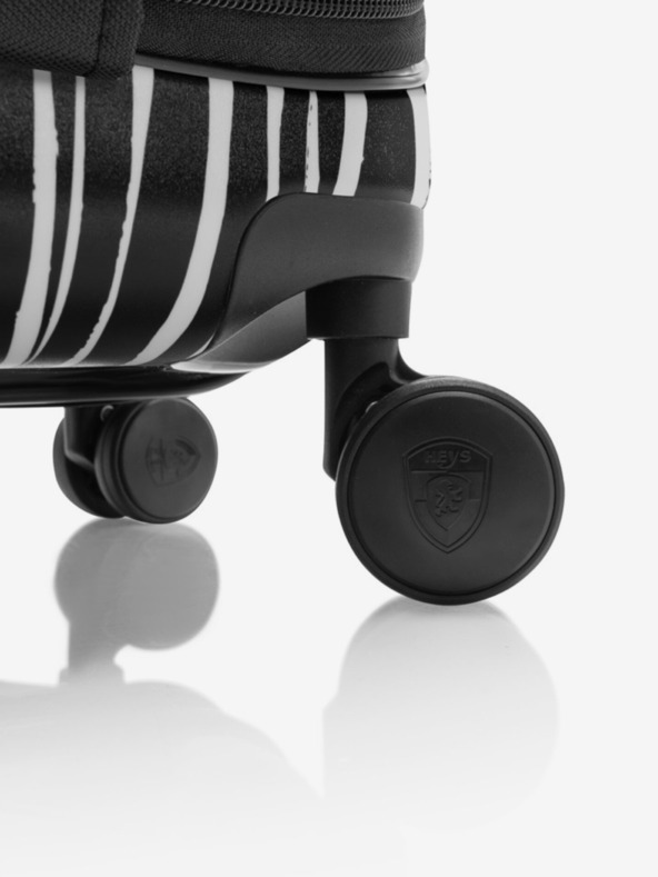 Heys Bijelo-crni putni kofer s životinjskim motivom Heys EZ Fashion S Zebra