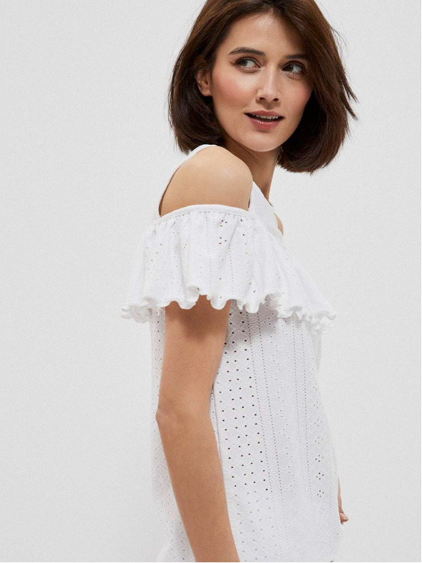 Moodo Bijela ženska Moodo bluza