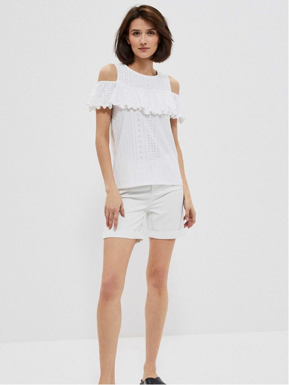 Moodo Bijela ženska Moodo bluza