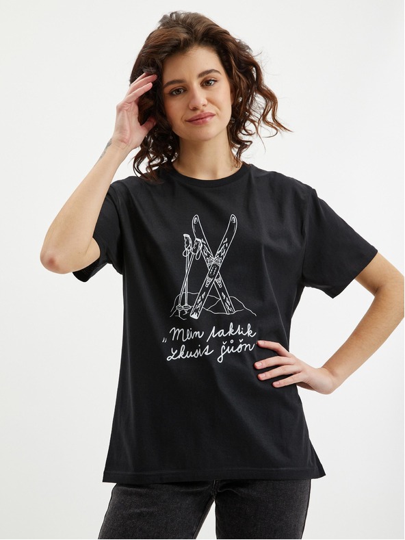 ZOOT.Original Crna ženska majica Zoot Original Mein taktik