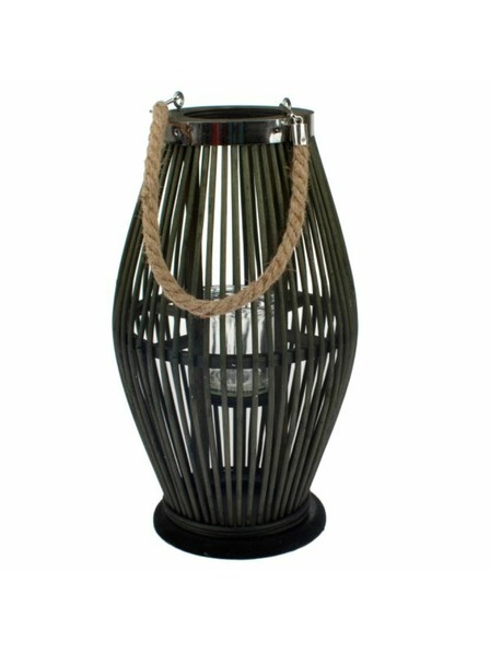 Casa de Engel Lampion od bambusa sa staklom, zeleni, 0/6