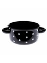 Casa de Engel Keramička zdjelica, crna s točkicama, 560ml, 6/24