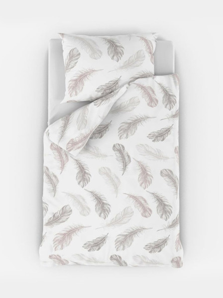 Kvalitex Shelby bijela pamučna posteljina