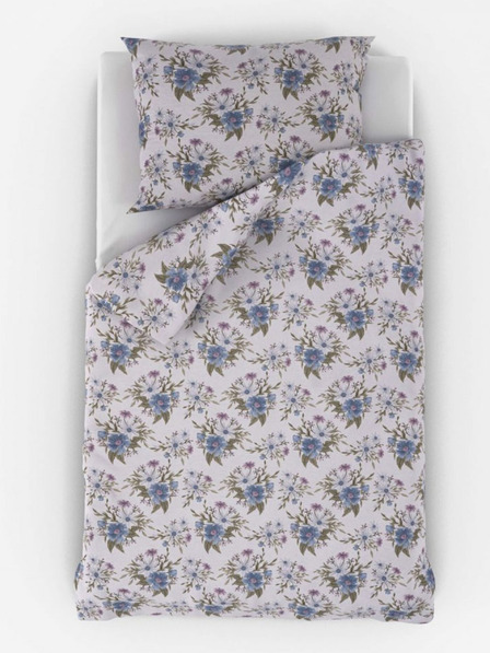 Kvalitex Francuska pamučna posteljina Provence Collection 220x200, 70x90cm Elisa plava Kvalitex