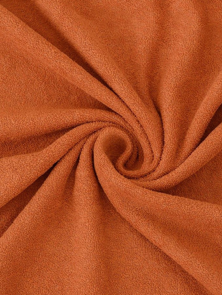 Kvalitex Froté plahta za bračni krevet 180x200cm smeđa Kvalitex