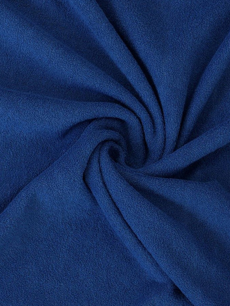 Kvalitex Dvostruka posteljina od frotira 180x200cm tamnoplava Kvalitex