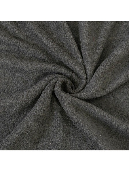 Kvalitex Plahta od frotira 120x200cm tamno siva Kvalitex