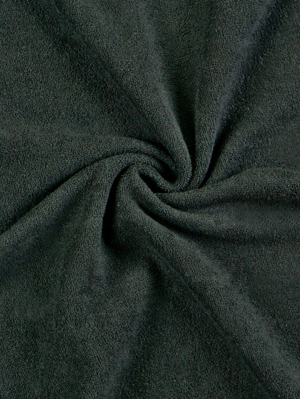 Kvalitex Froté plahta za jednostruki krevet 90x200cm crna Kvalitex