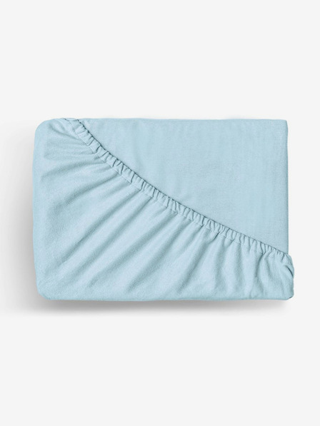 Kvalitex Flanelska plahta 160x200cm svijetloplava