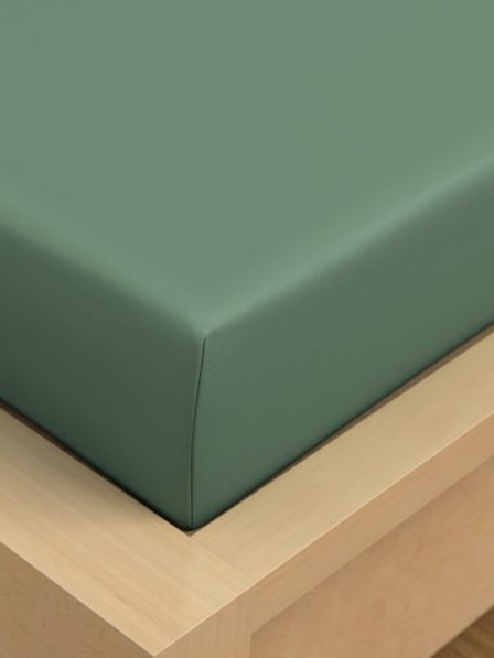 Kvalitex Cerada pamučna plahta 150x230cm zelena