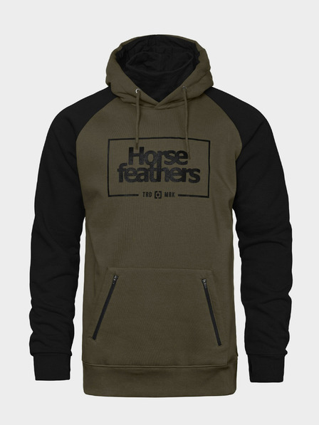 Horsefeathers Sweatshirt Sherman II - burnt olive veličina L HORSEFEATHERS