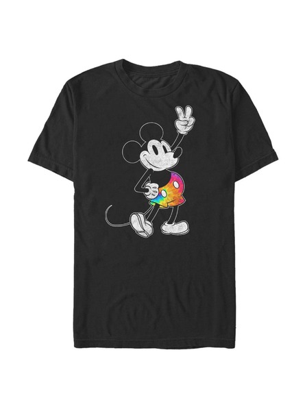 ZOOT.Fan Crna Disney Classics Tie Dye Mickey Stroked muška majica kratkih rukava