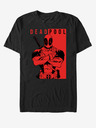 ZOOT.Fan Crna unisex majica Marvel Deadpool Police