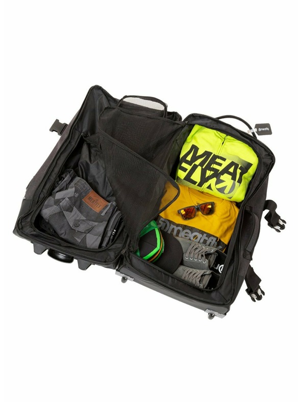 Meatfly Meatfly kofer Contin Heather Charcoal/Black | Crna | Volumen 100 L