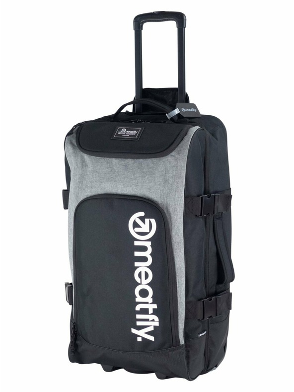 Meatfly Meatfly kofer Contin Grey Heather | Crna | Volumen 100 L