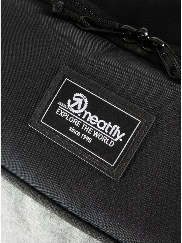 Meatfly Meatfly kofer Contin Grey Heather | Crna | Volumen 100 L