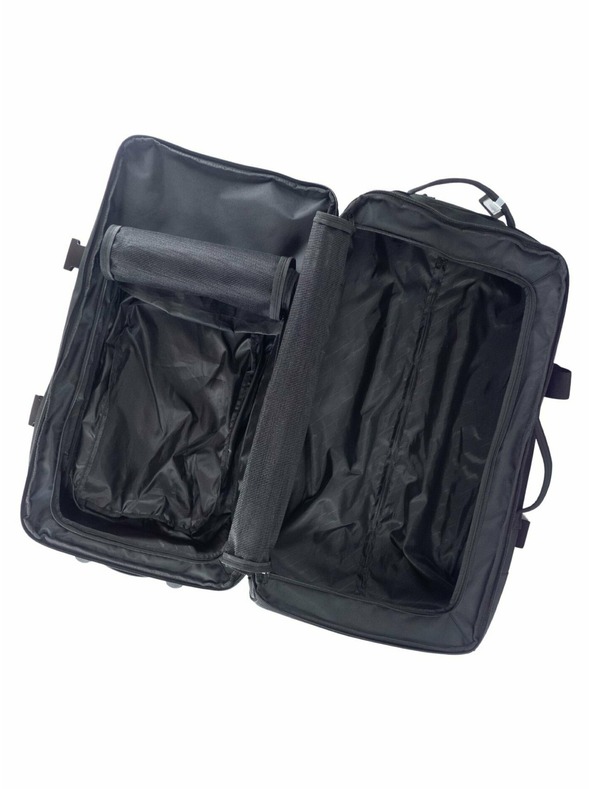 Meatfly Meatfly kofer Contin Grey Heather | Crna | Volumen 100 L