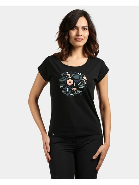 Kilpi Kilpi ROANE-W ženska pamučna majica kratkih rukava crna