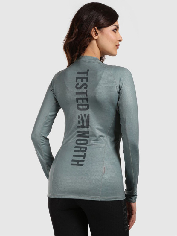 Kilpi Ženska funkcionalna majica dugih rukava Kilpi SPOLETO-W kaki boje