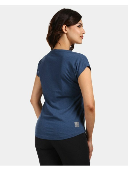 Kilpi Kilpi ROANE-W ženska pamučna majica kratkih rukava tamnoplava