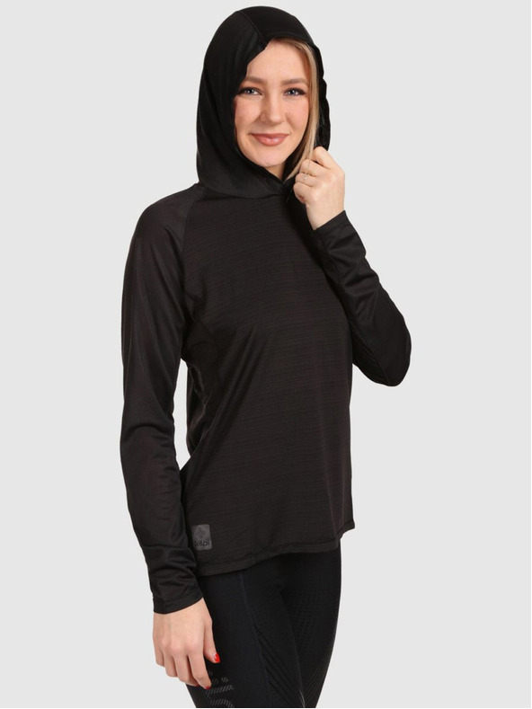 Kilpi Ženska majica za trčanje Kilpi AILEEN-W Black