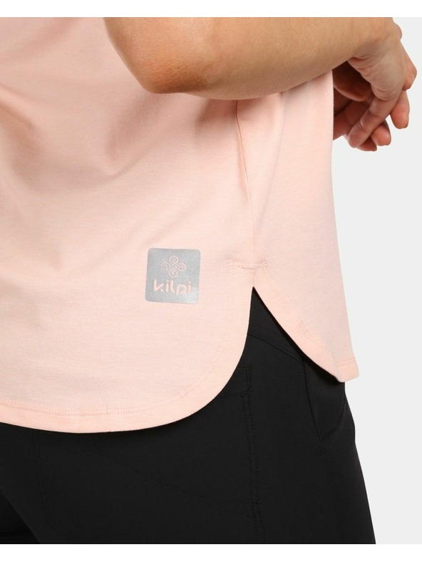 Kilpi Ženska majica od pamuka Kilpi NELLIM-W Koraljna