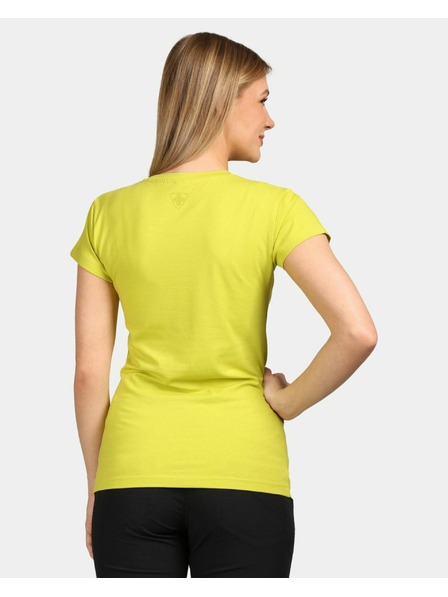 Kilpi Ženska pamučna majica kratkih rukava Kilpi PROMO-W Svijetlo zelena