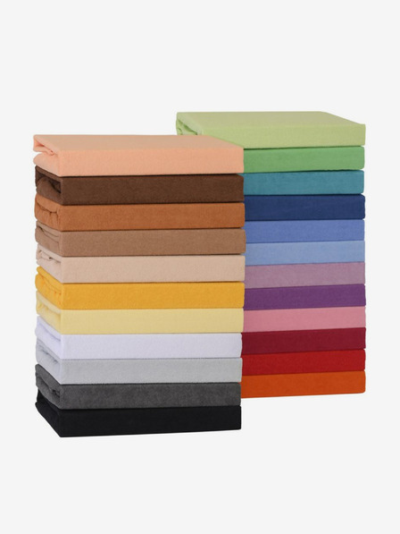 Kvalitex Frotirana plahta 220x200cm smeđa Kvalitex