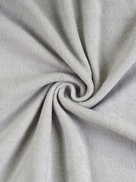 Kvalitex Plahta od frotira 140x200cm svijetlo siva Kvalitex