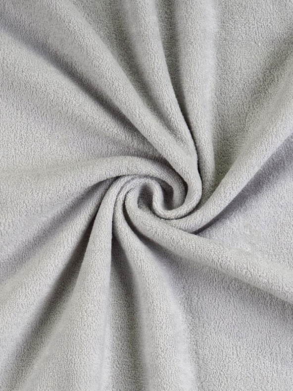 Kvalitex Plahta od frotira 140x200cm svijetlo siva Kvalitex