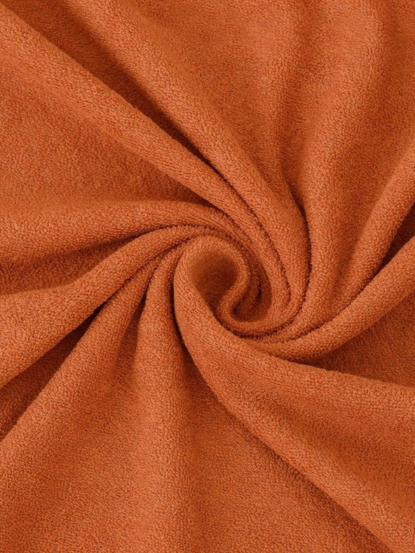 Kvalitex Frotirana plahta 160x200cm smeđa