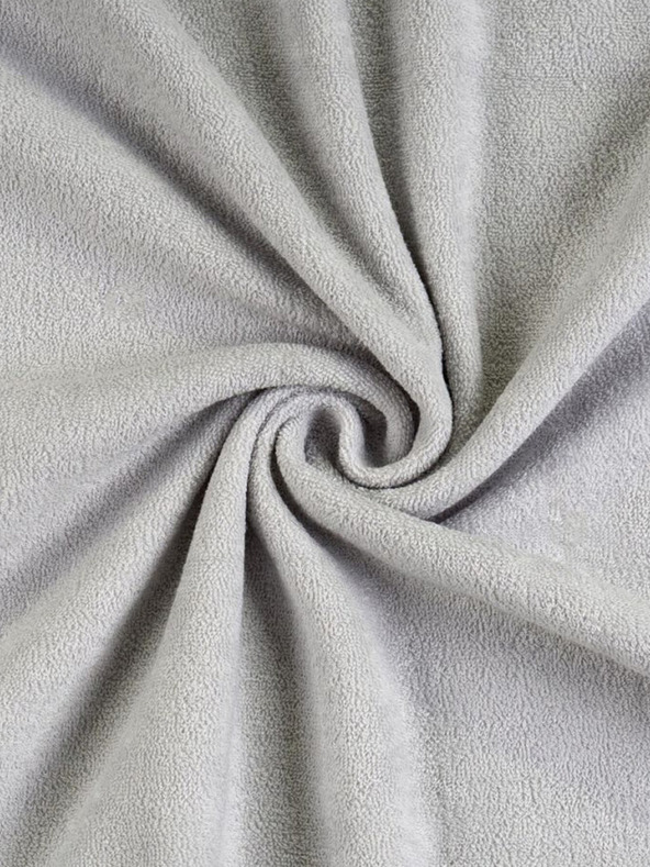 Kvalitex Frotirana plahta 120x200cm svijetlo siva Kvalitex