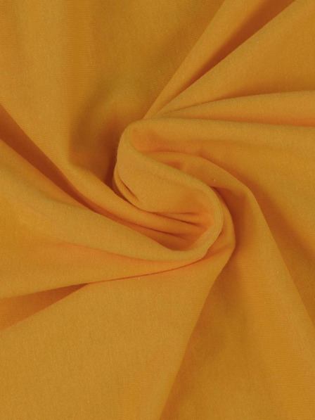 Kvalitex Dvostruka posteljina od žerseja 220x200cm tamnožuta Kvalitex