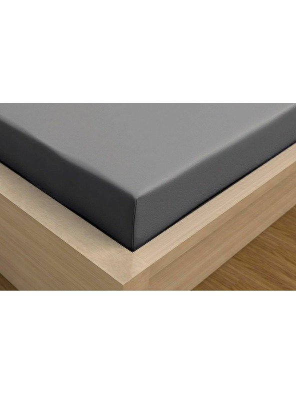 Kvalitex Jersey plahta s lycrom 220x200cm tamno siva Kvalitex Kvalitex