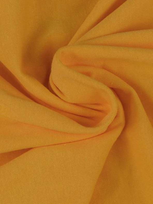 Kvalitex Plahta od žerseja 160x200cm tamnožuta Kvalitex