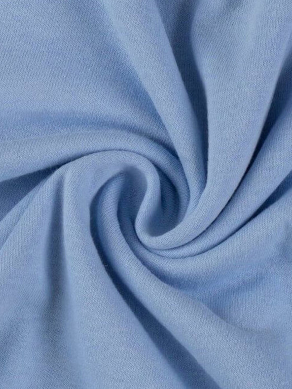 Kvalitex Plahta od žerseja bračni krevet 220x200cm svijetlo plava